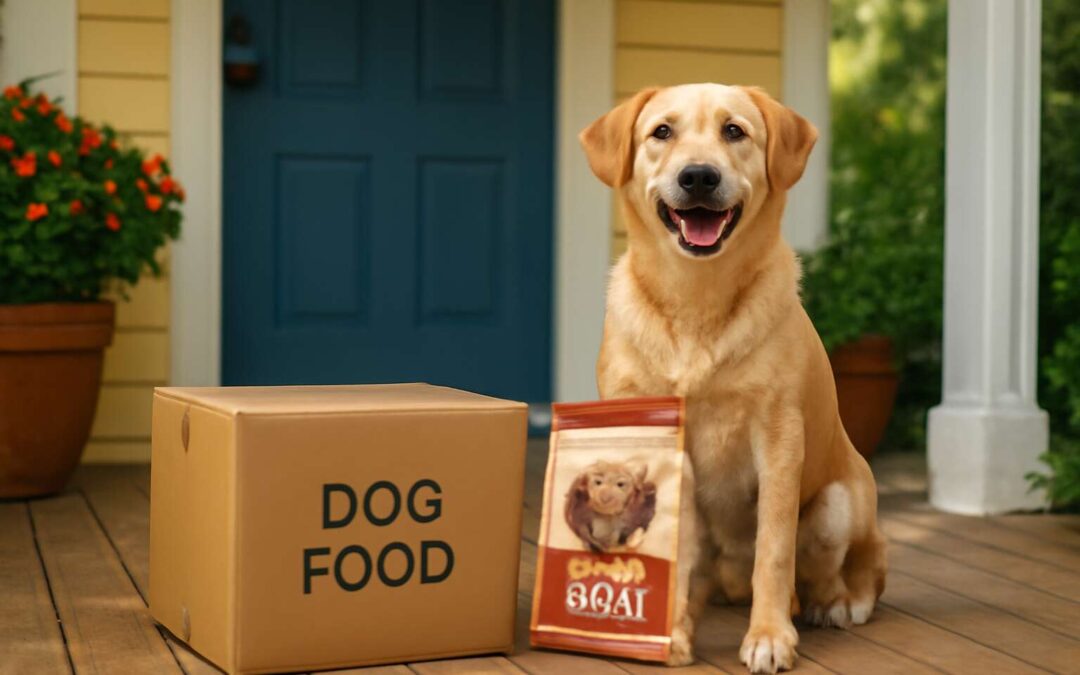Treats on wheels: home delivery dog food that arrives fresh and fast.