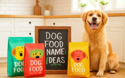 10 irresistible dog food name ideas your pup will love