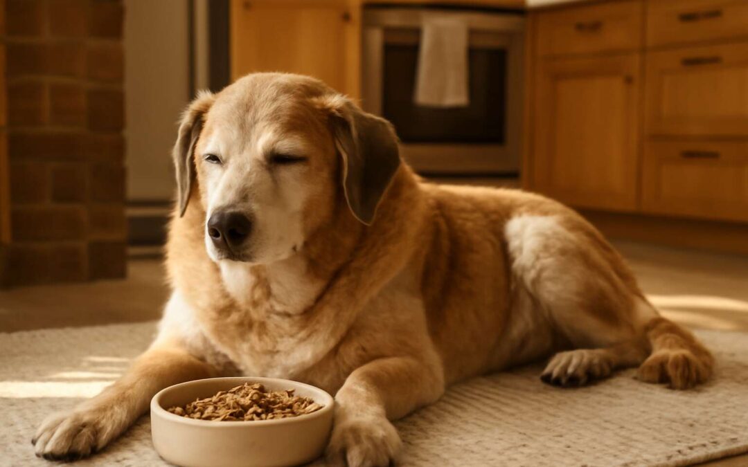 Revitalize: dog food for senior dog with joint pain that supports mobility.