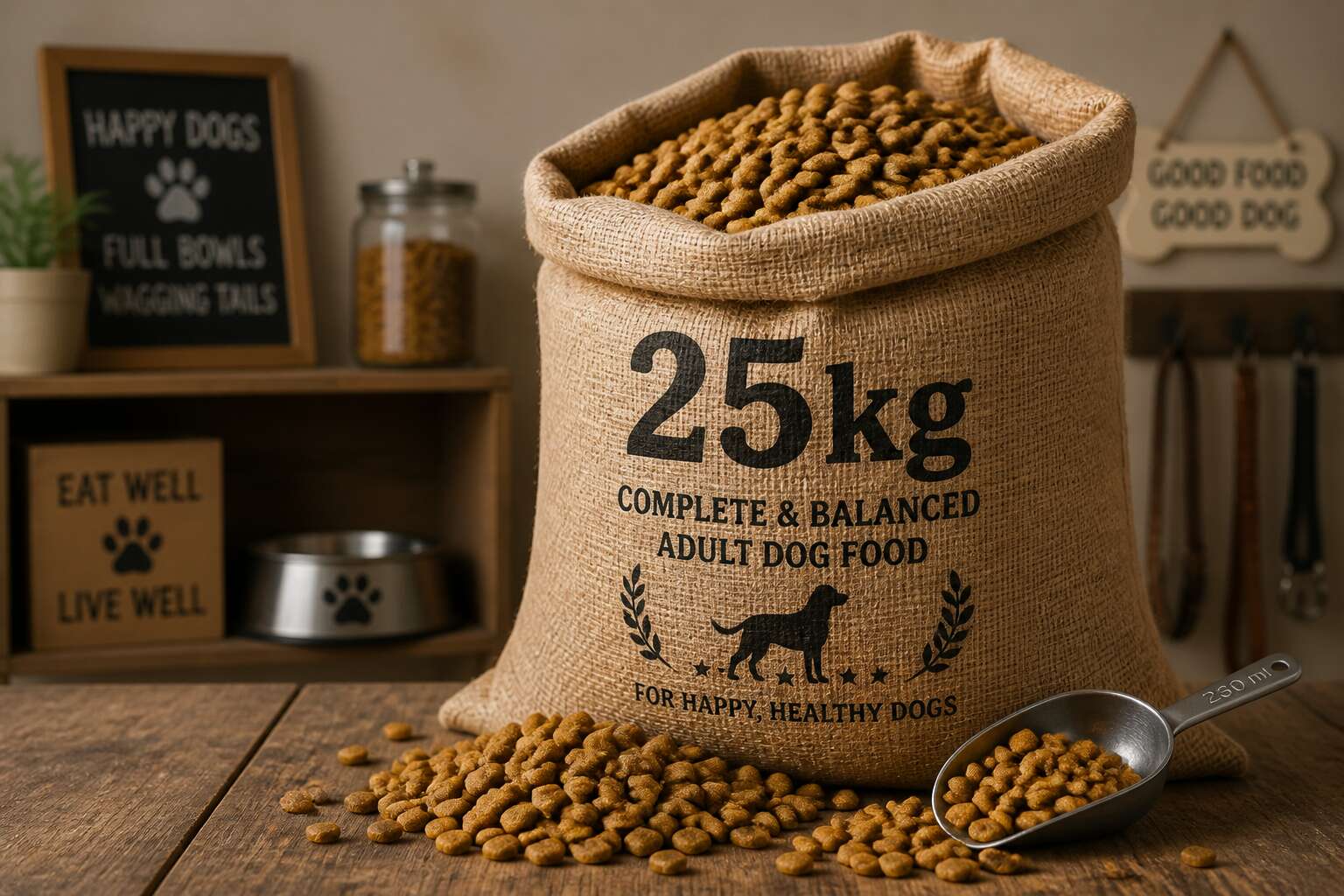 dog food 25kg price