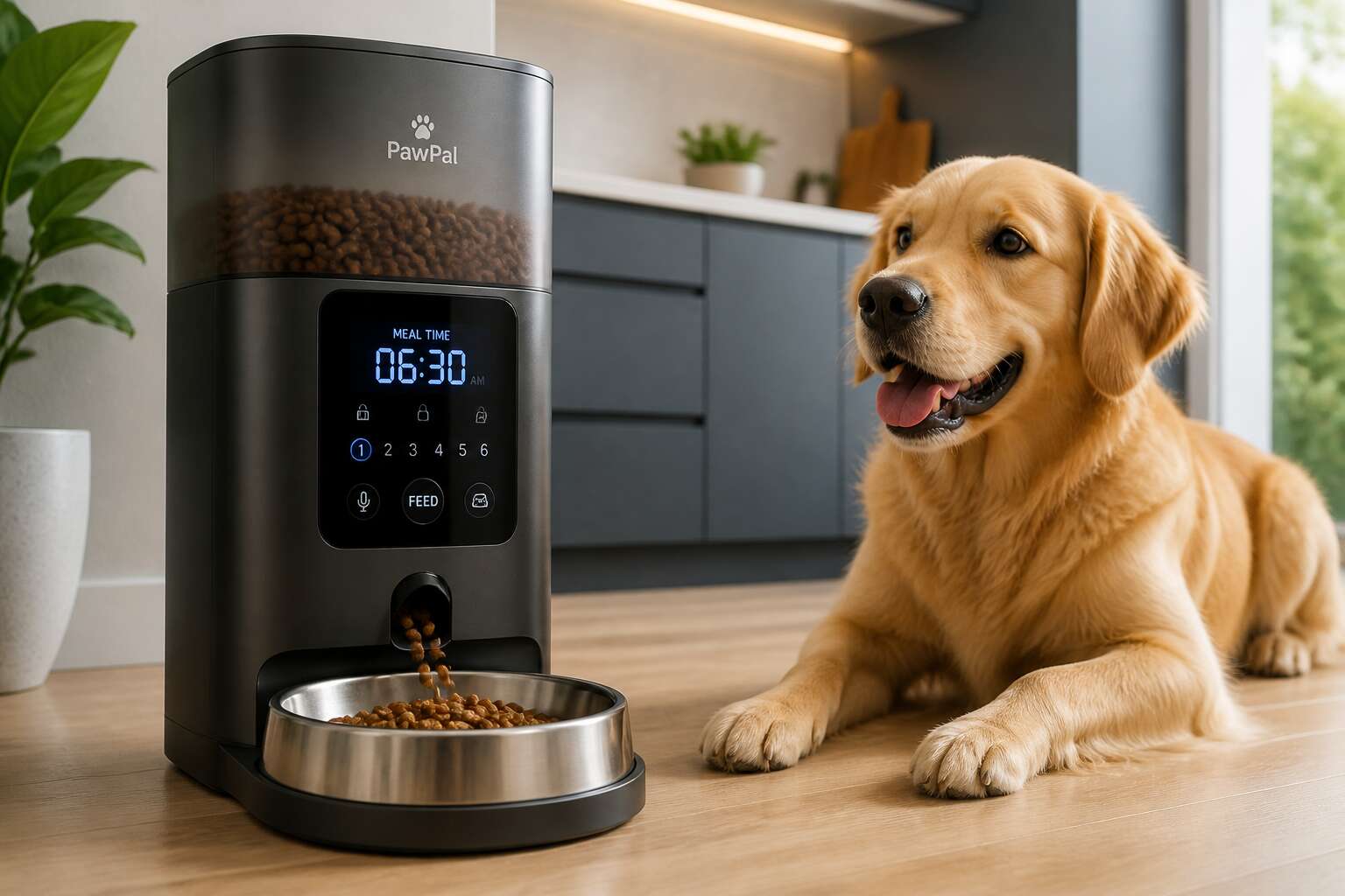 dog food dispenser with timer